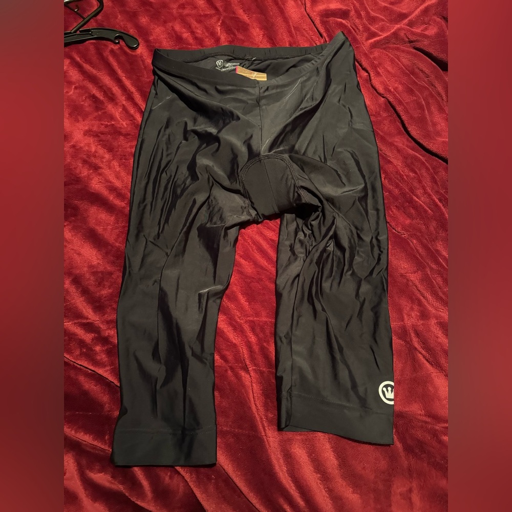 Canari Women's Black Cycling knee length Shorts
